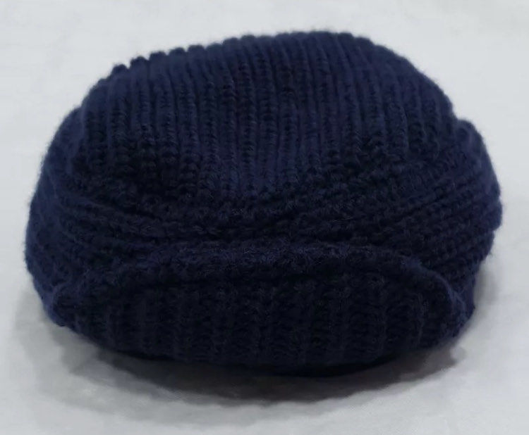 Picture of G8525 BOYS / GIRLS THERMAL FLEECY NAVY BLUE BERET / HAT